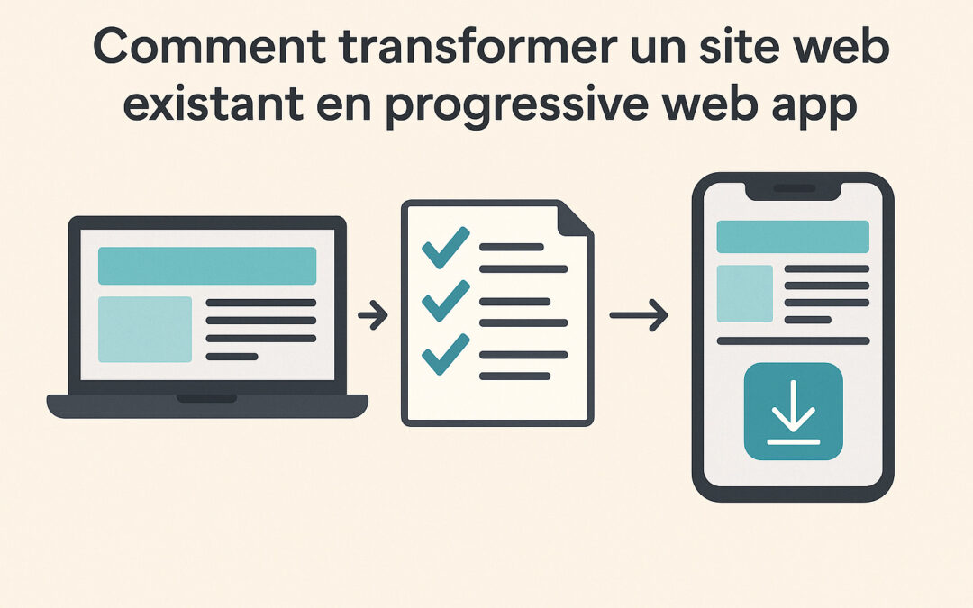 Comment transformer un site web existant en progressive web app