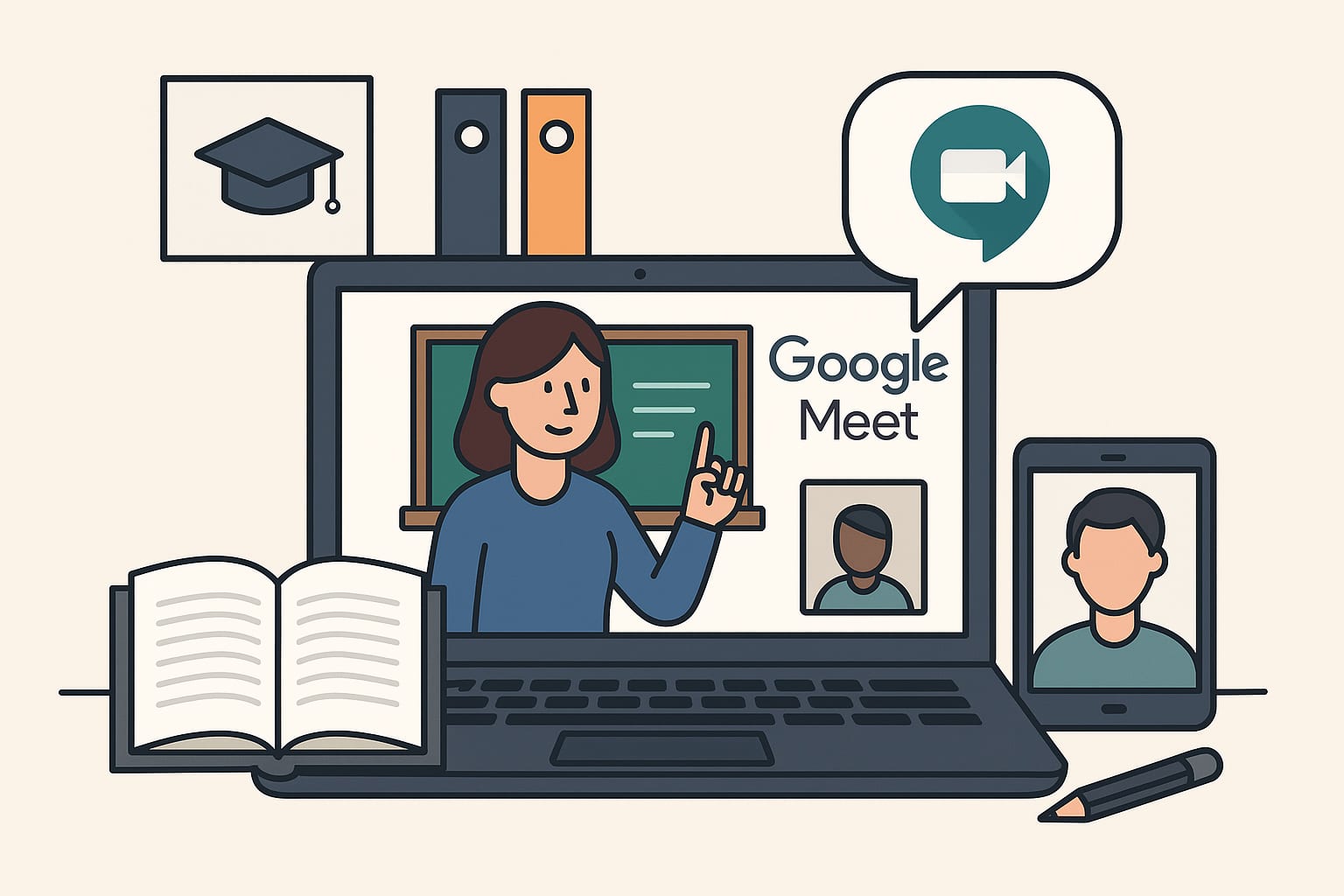 usage educatif de google meet