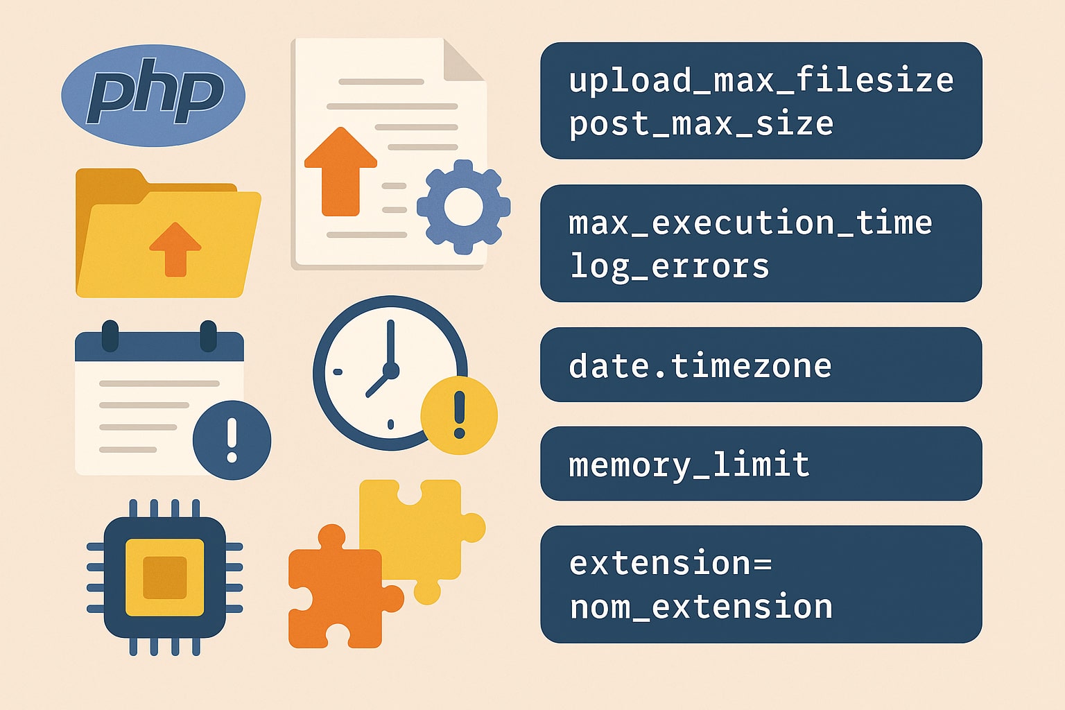utilité du fichier php ini