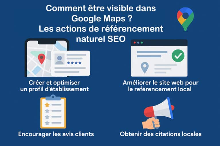 Comment être visible dans google maps