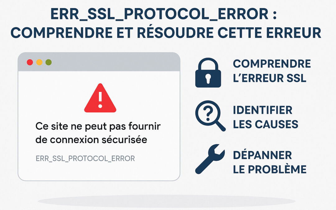 ERR_SSL_PROTOCOL_ERROR : Définition & résolution de problème
