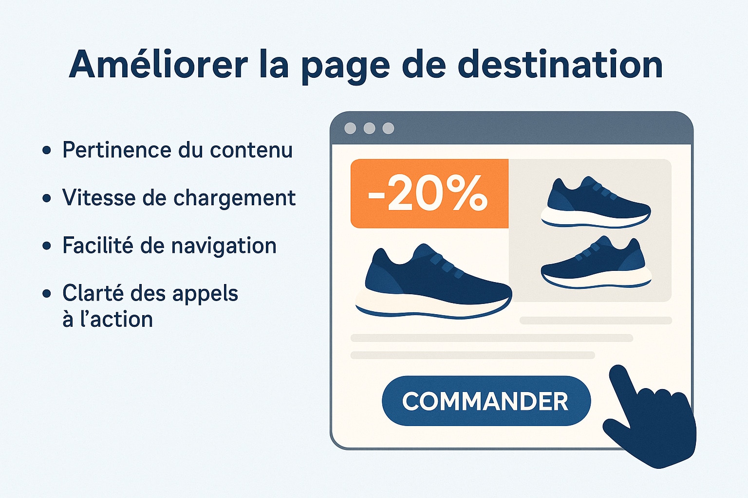 amelioration page de destination sea
