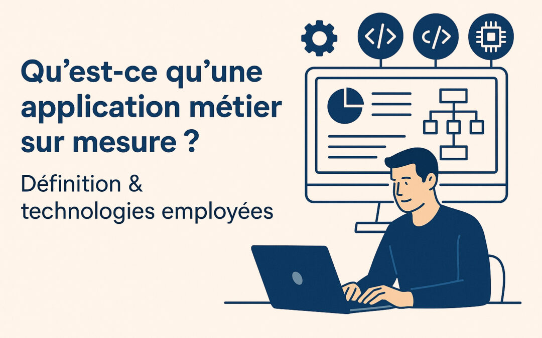 Qu&rsquo;est-ce qu&rsquo;une application métier sur mesure ? Définition & technologies employées