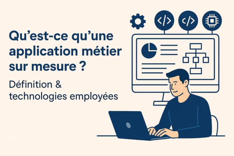 application métier sur mesure