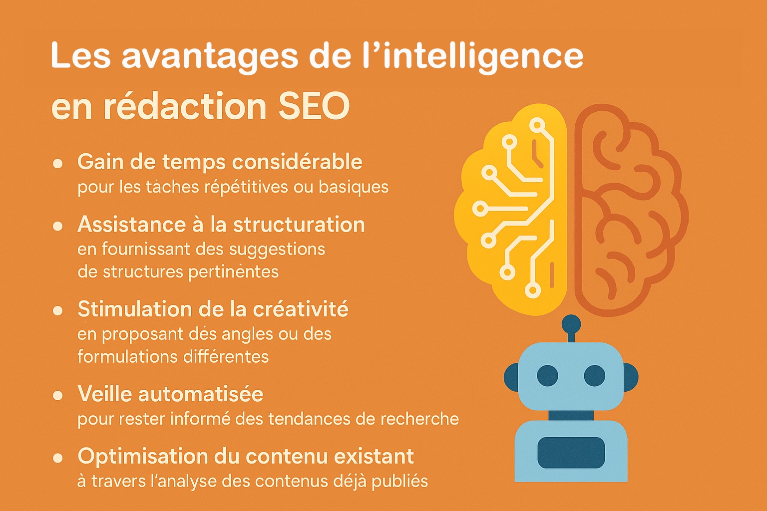avantages intelligence artificielle redaction web SEO