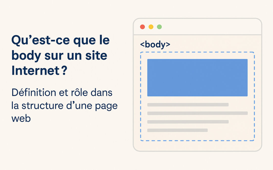 Qu&rsquo;est-ce que le body sur un site Internet ? Définition et rôle dans la structure d&rsquo;une page web