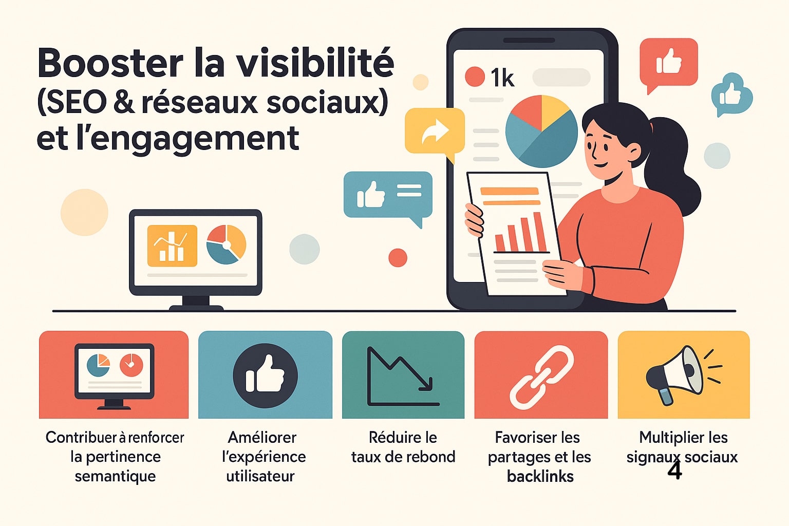 booster visibilite seo et reseaux sociaux