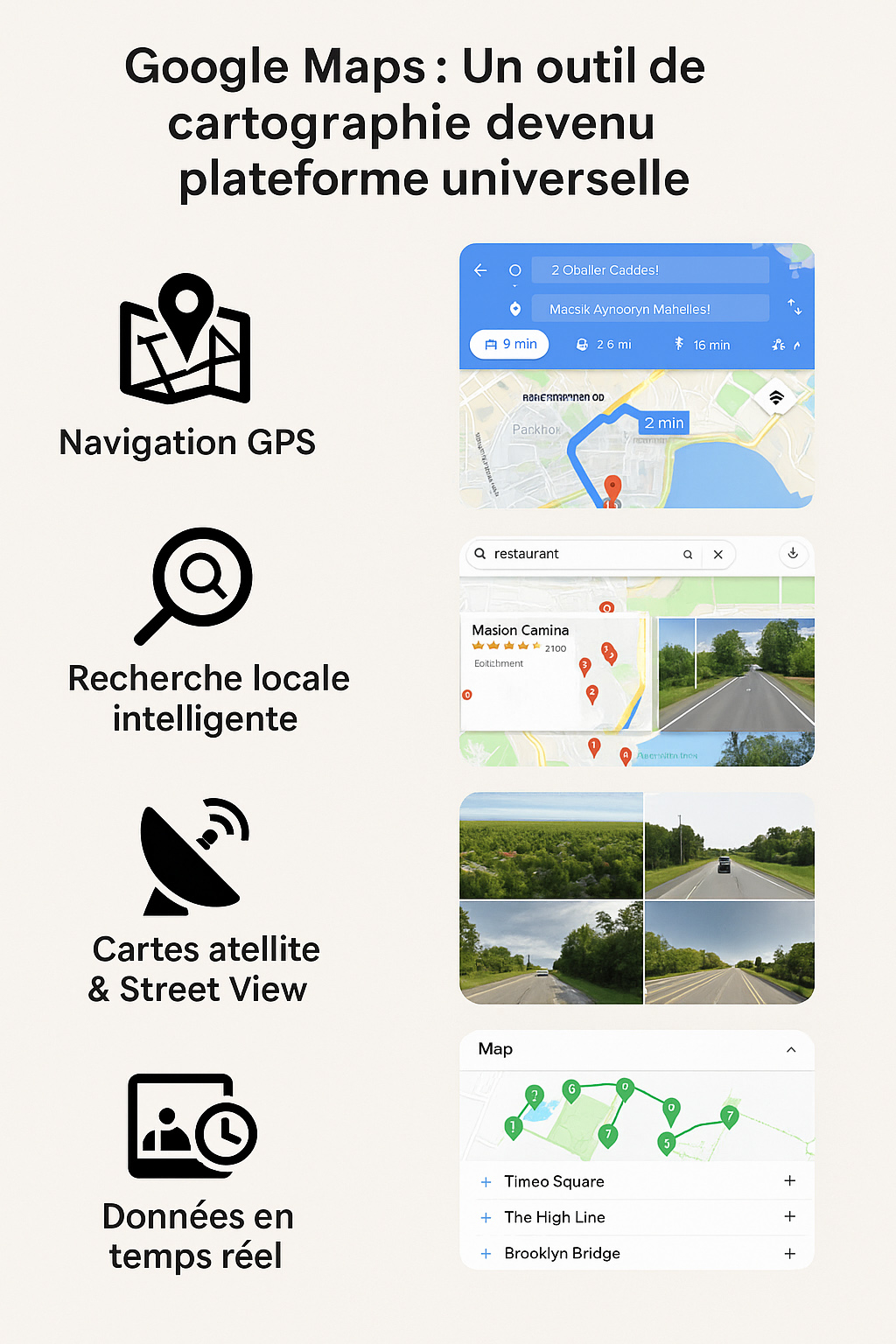 cartographie Google Maps