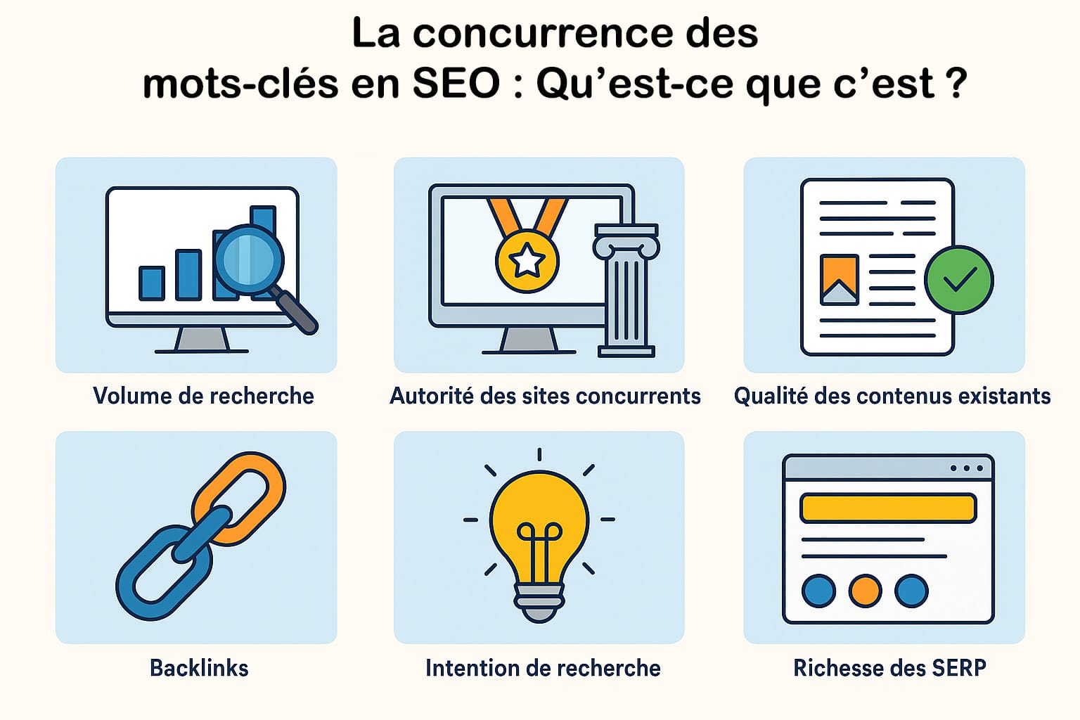 ce qu est la concurrence des mots clés