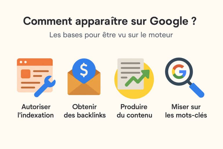 comment apparaître sur Google