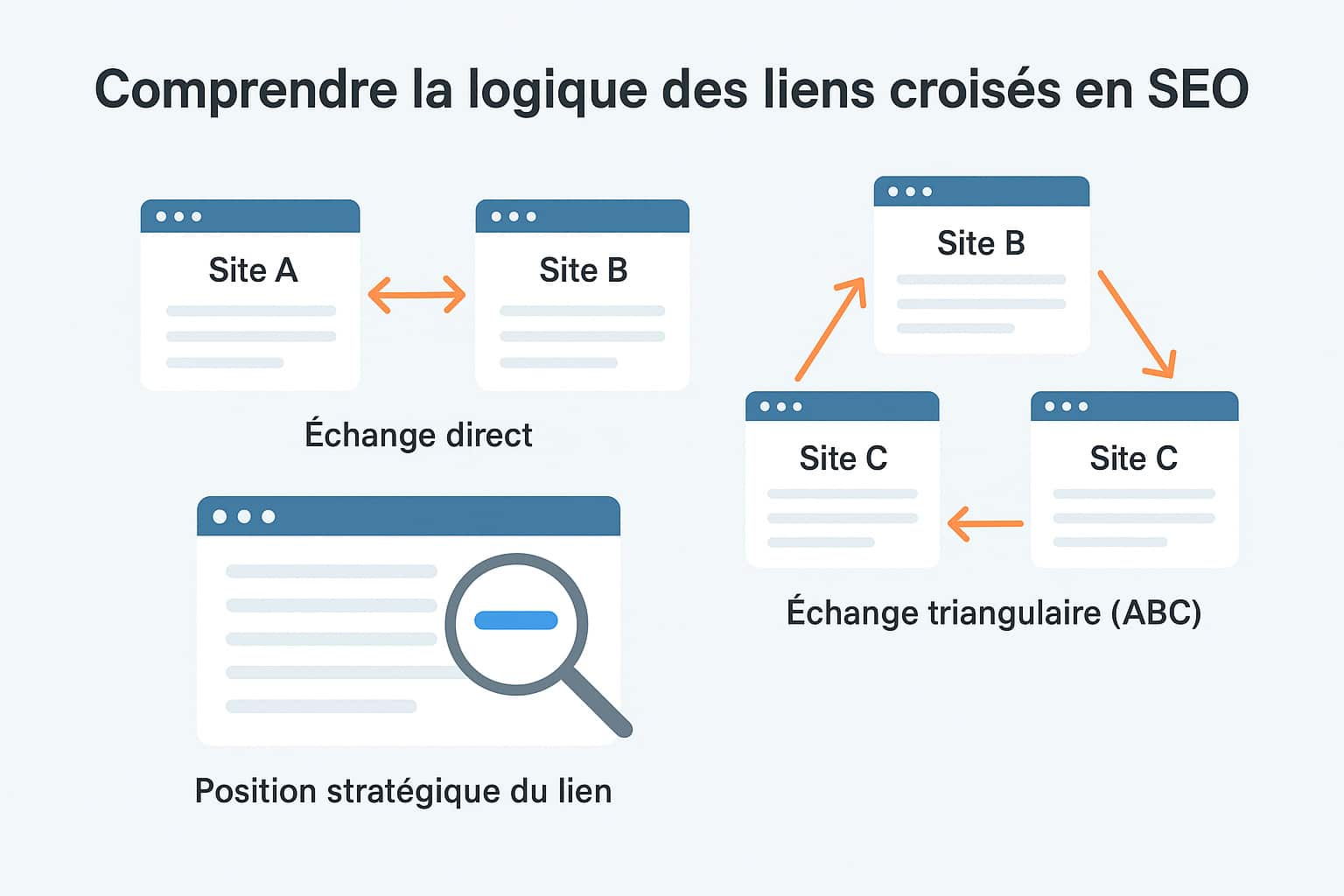 comprendre le lien croisé en SEO