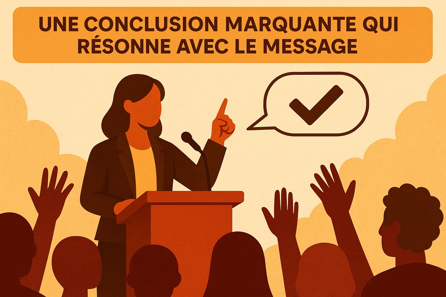 conclusion marquante avec message