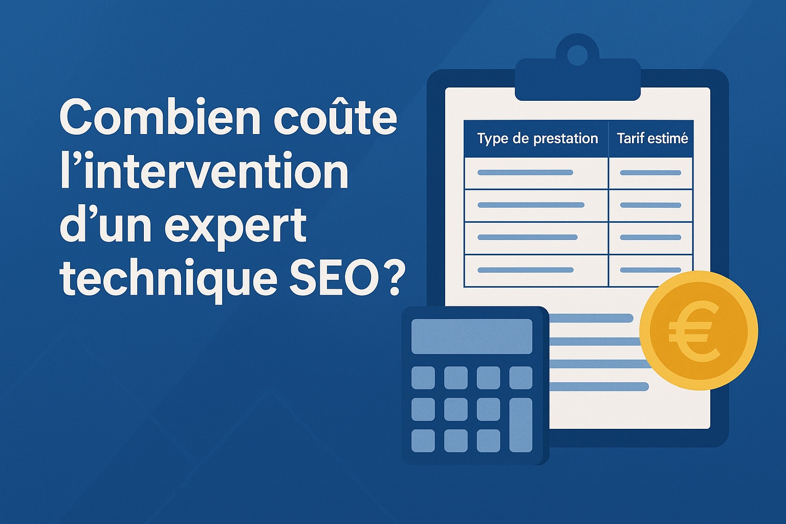 couts et tarifs expert seo technique