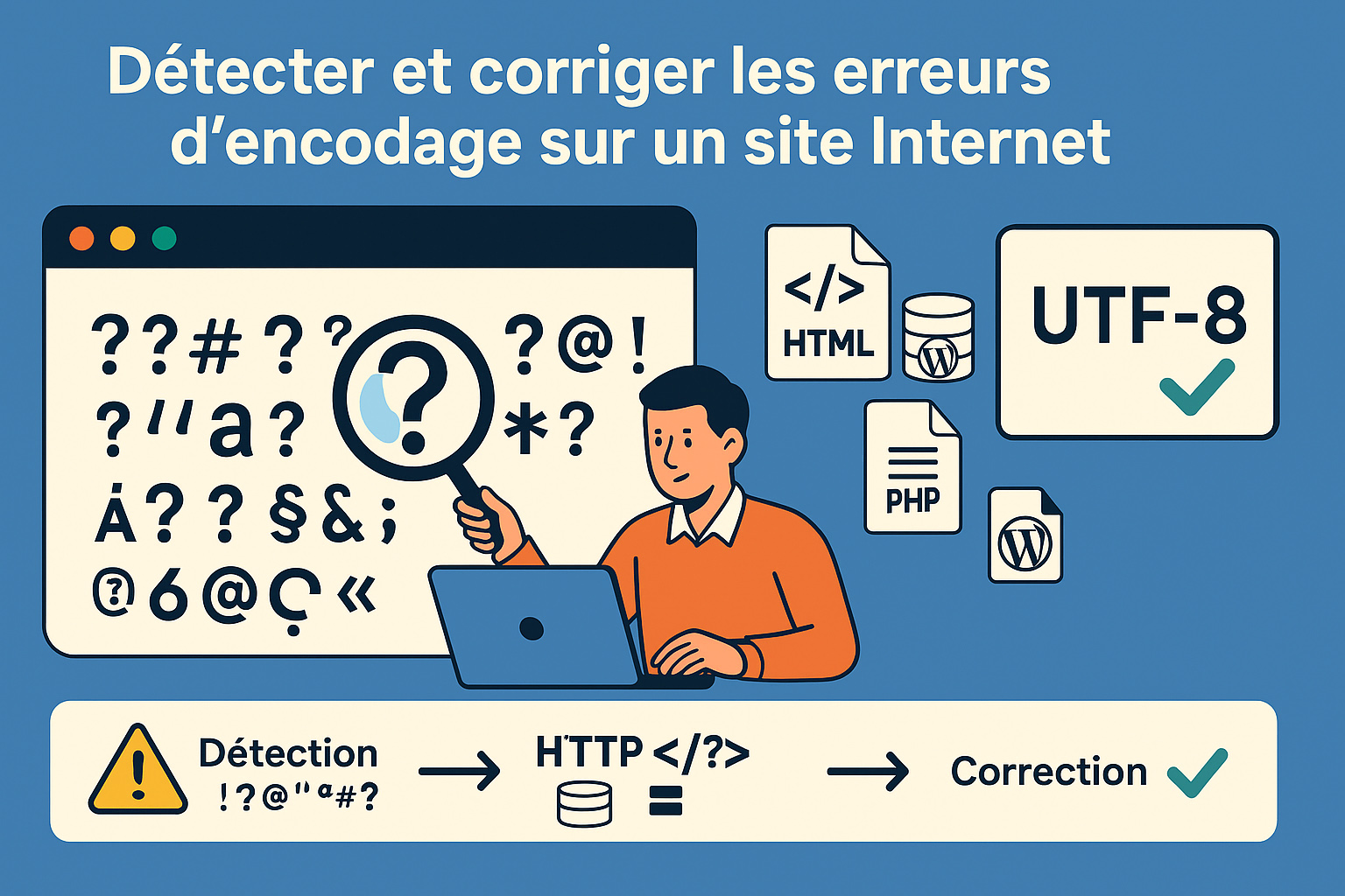 Détecter & corriger les erreurs d’encodage d'un site Internet | Facem Web