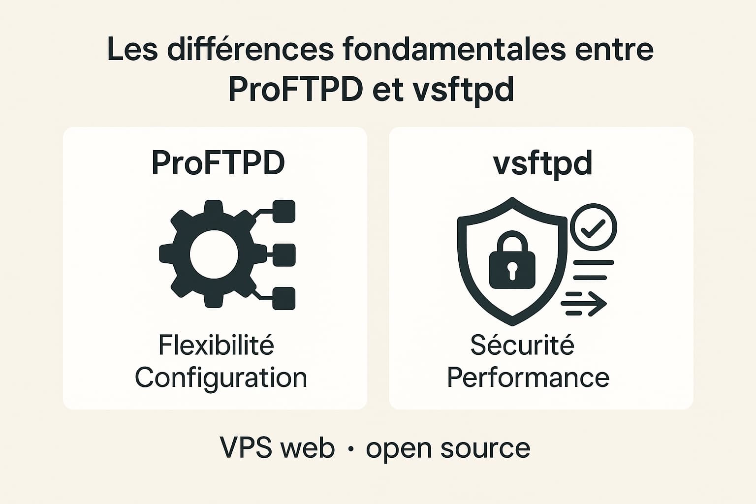 differences entre proftpd et vsftpd