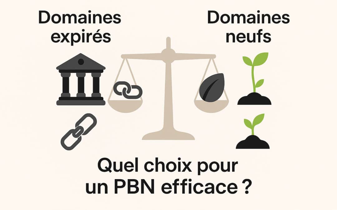 Domaines expirés vs domaines neufs : Quel choix pour construire un PBN efficace ?