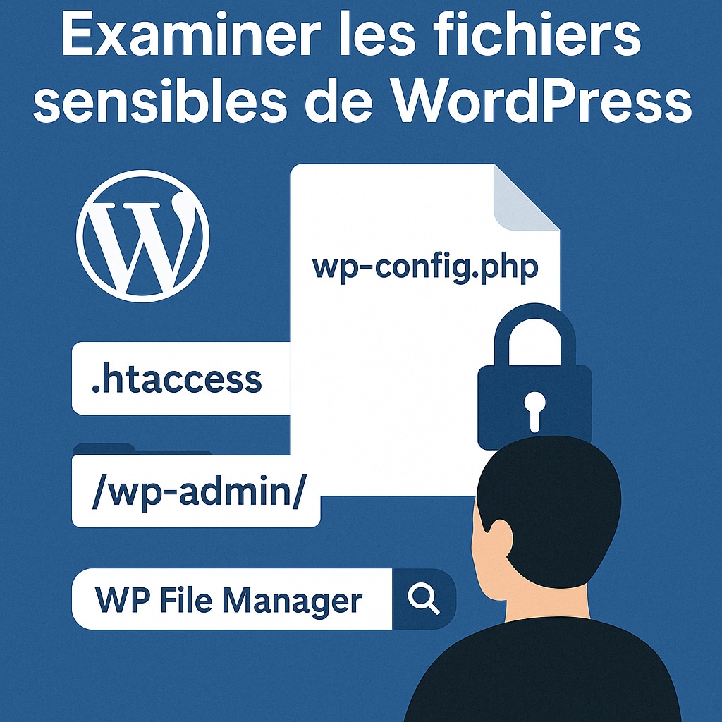 examiner fichiers sensibles wordpresss