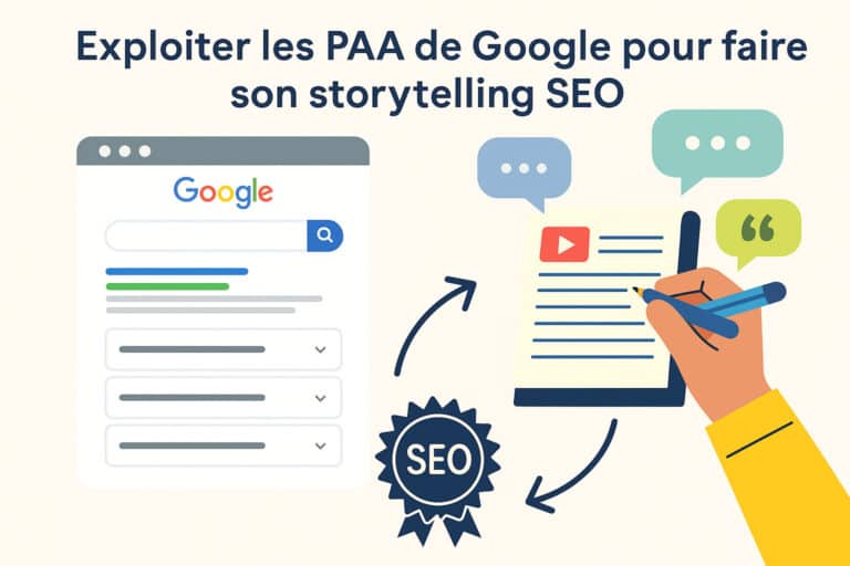exploiter paa google storytelling seo