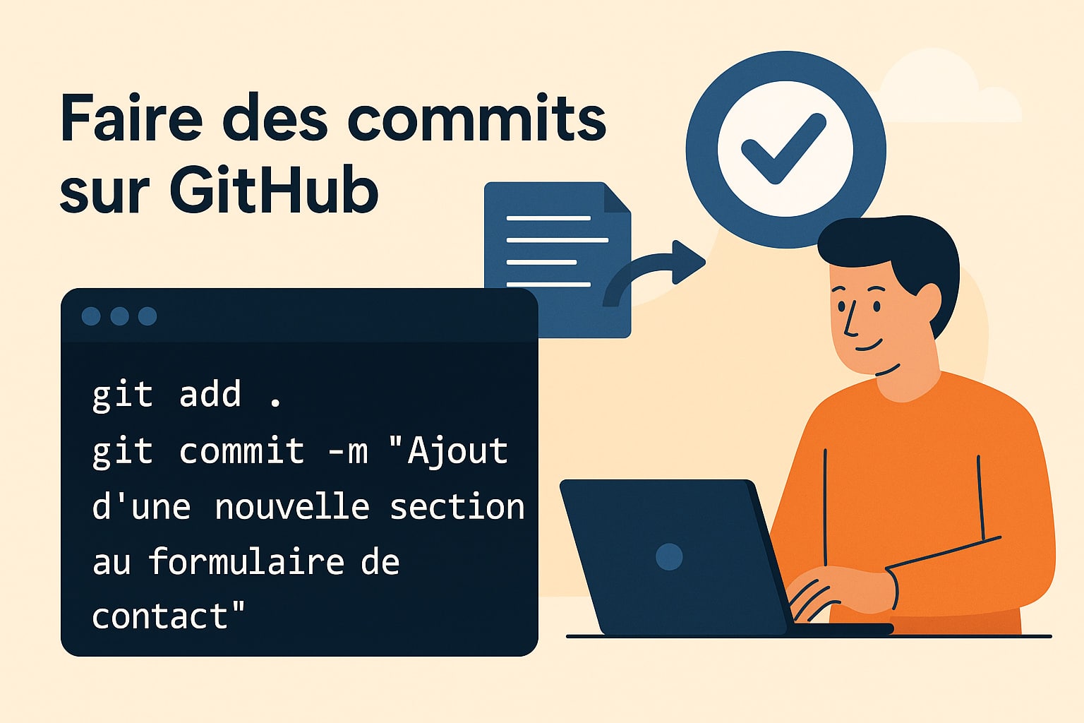 faire des commits sur github