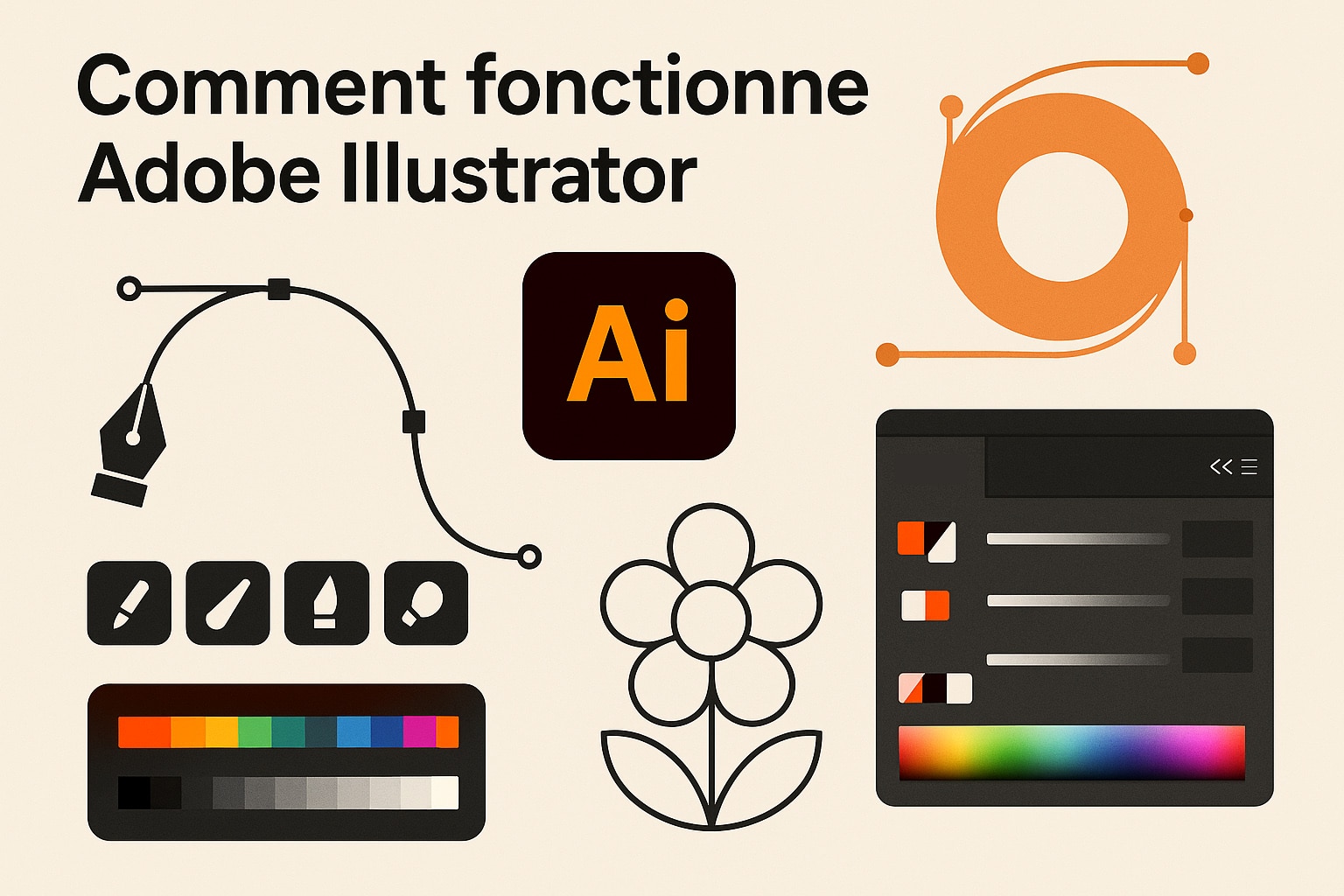 fonctionnement adobe illustrator