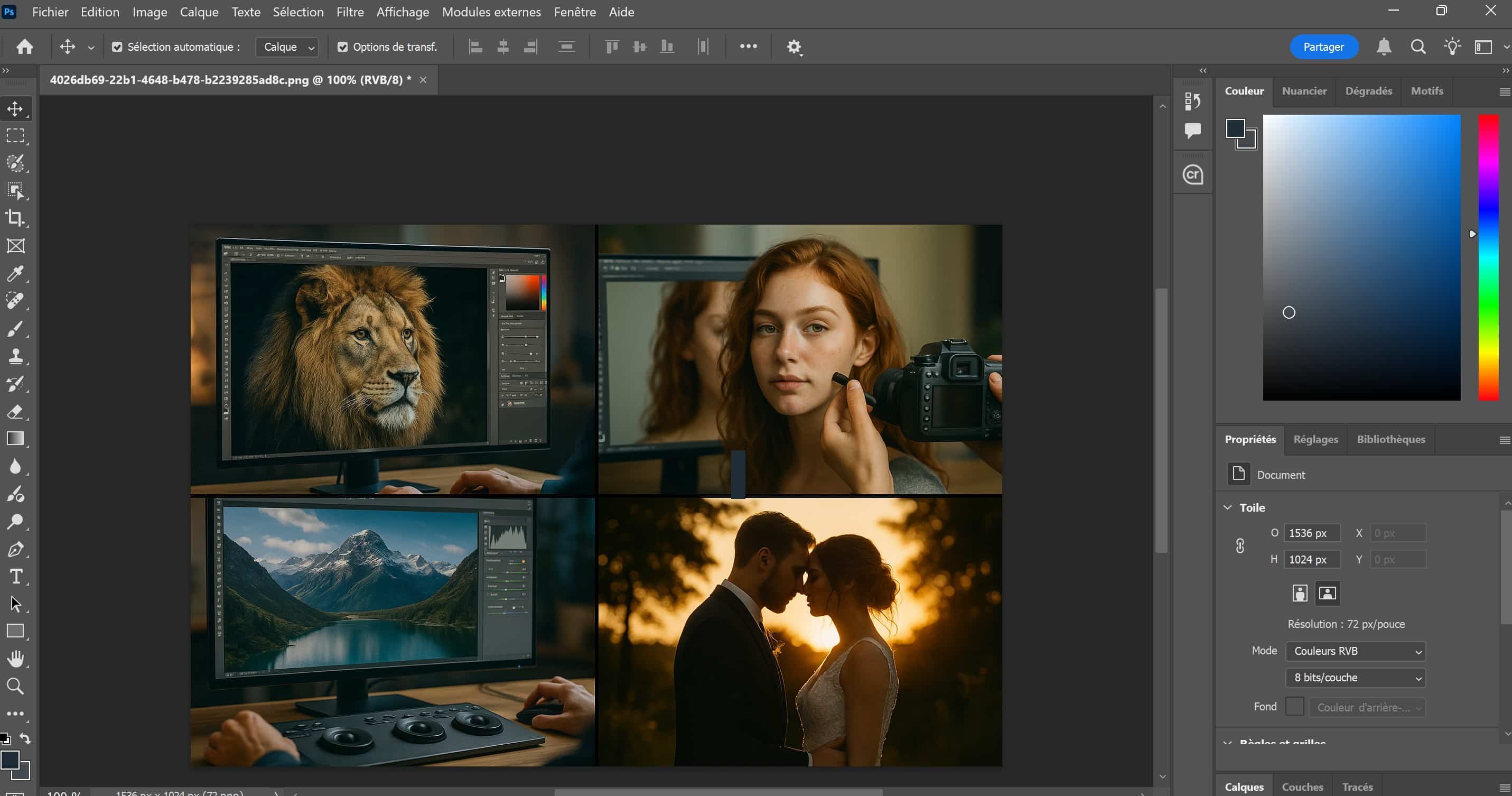 fonctionnement photoshop d'Adobe