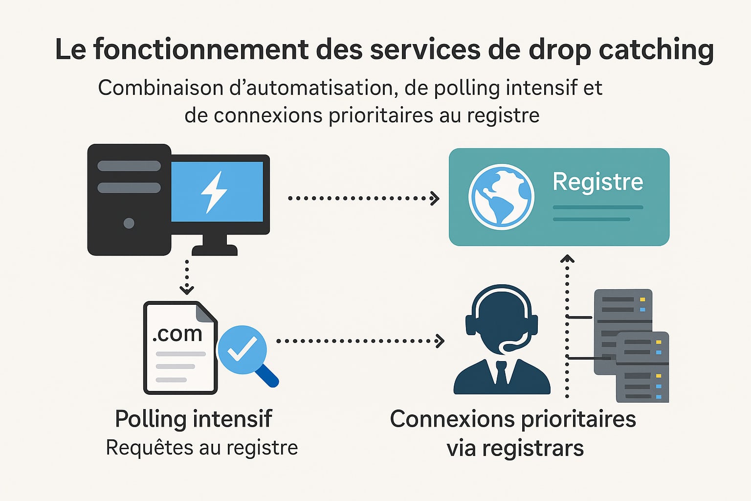 fonctionnement service de drop catchnig