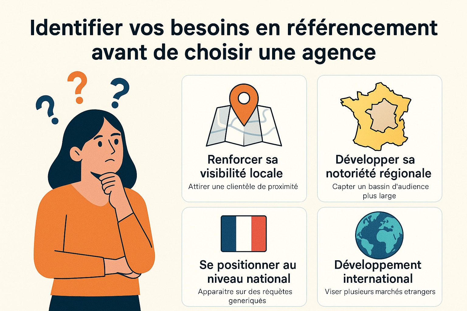 identifier les besoins pour contacter une agence de referencement