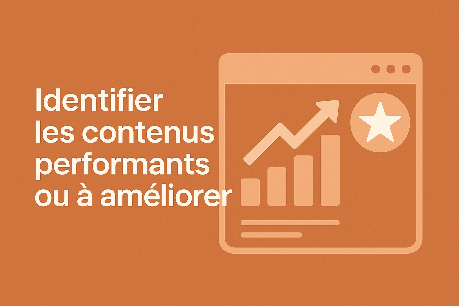 identifier les contenus a ameliorer