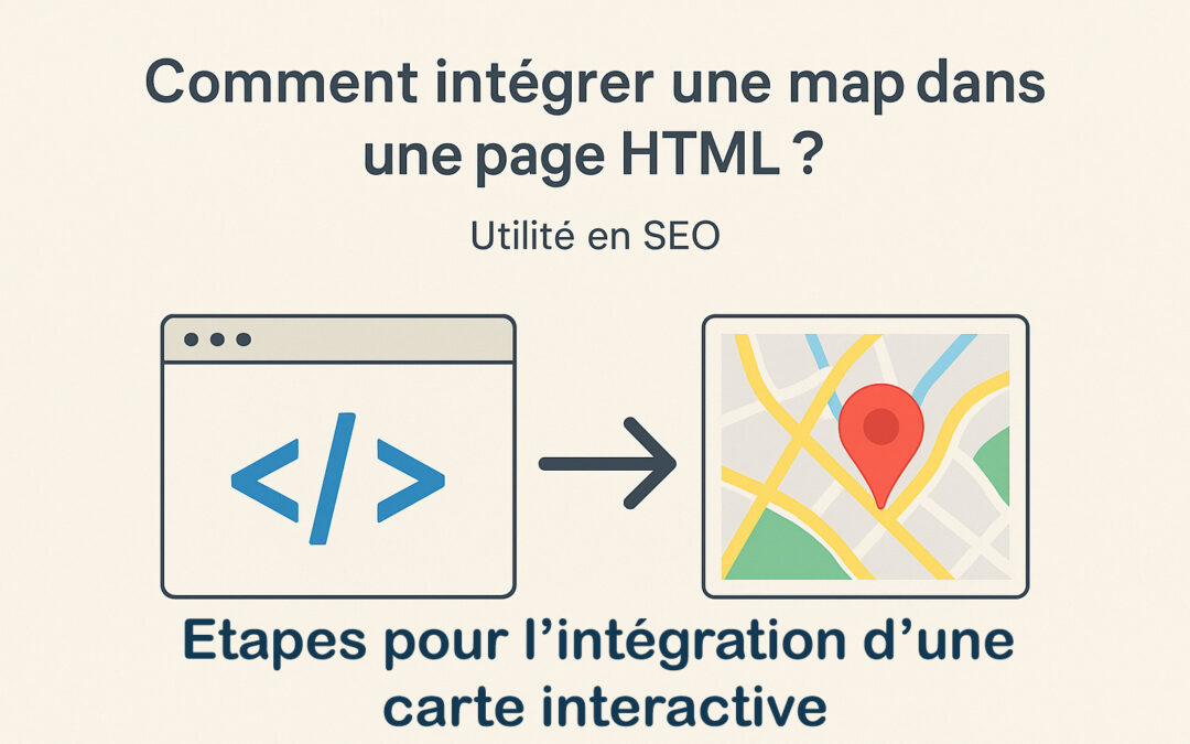 Comment intégrer une map (une carte) dans une page HTML ? Utilité en SEO