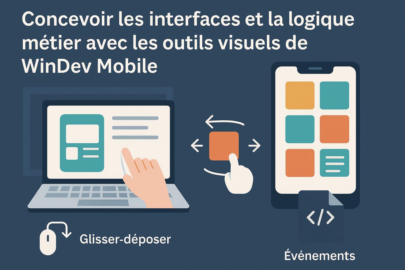 inteface et logique metier application windev mobile