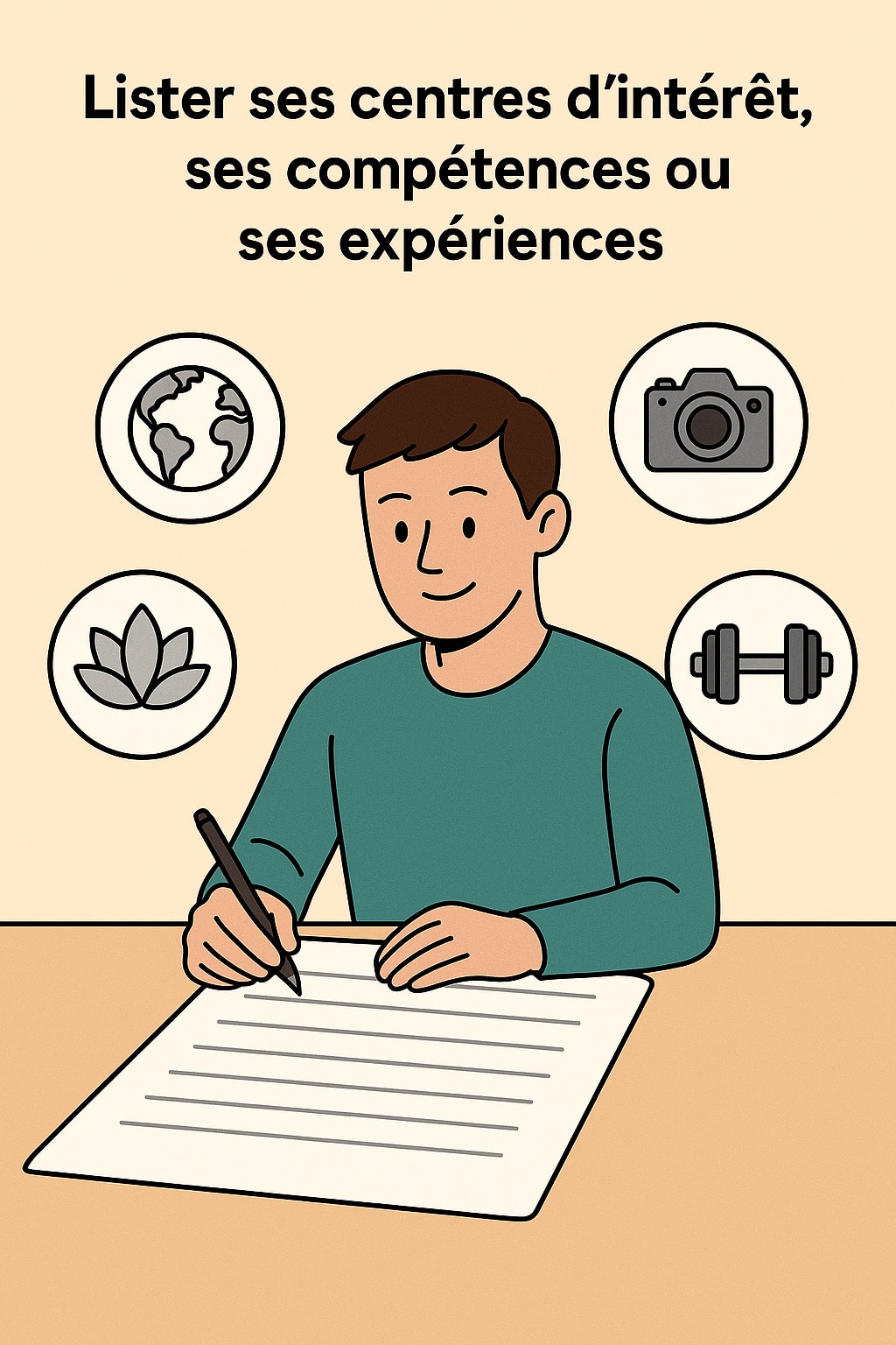 lister ses centres d interets et competences