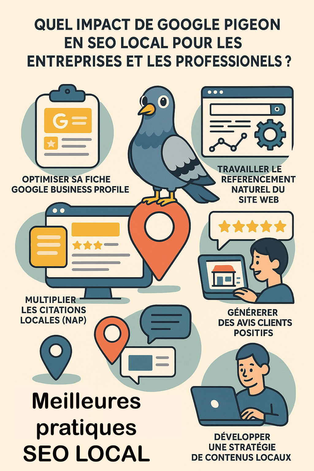 meilleures pratiques seo local avec pigeon