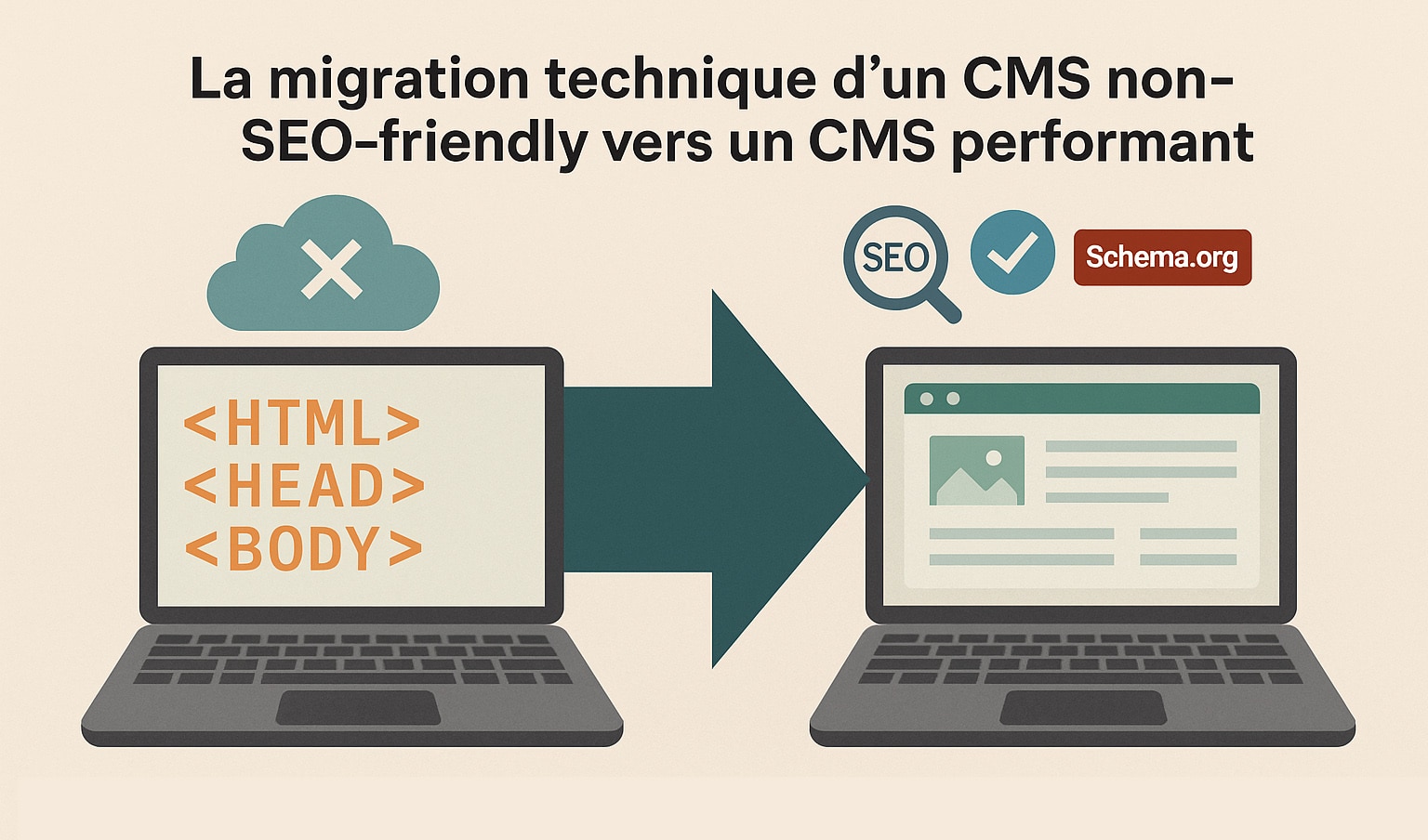 migration technique d un CMS