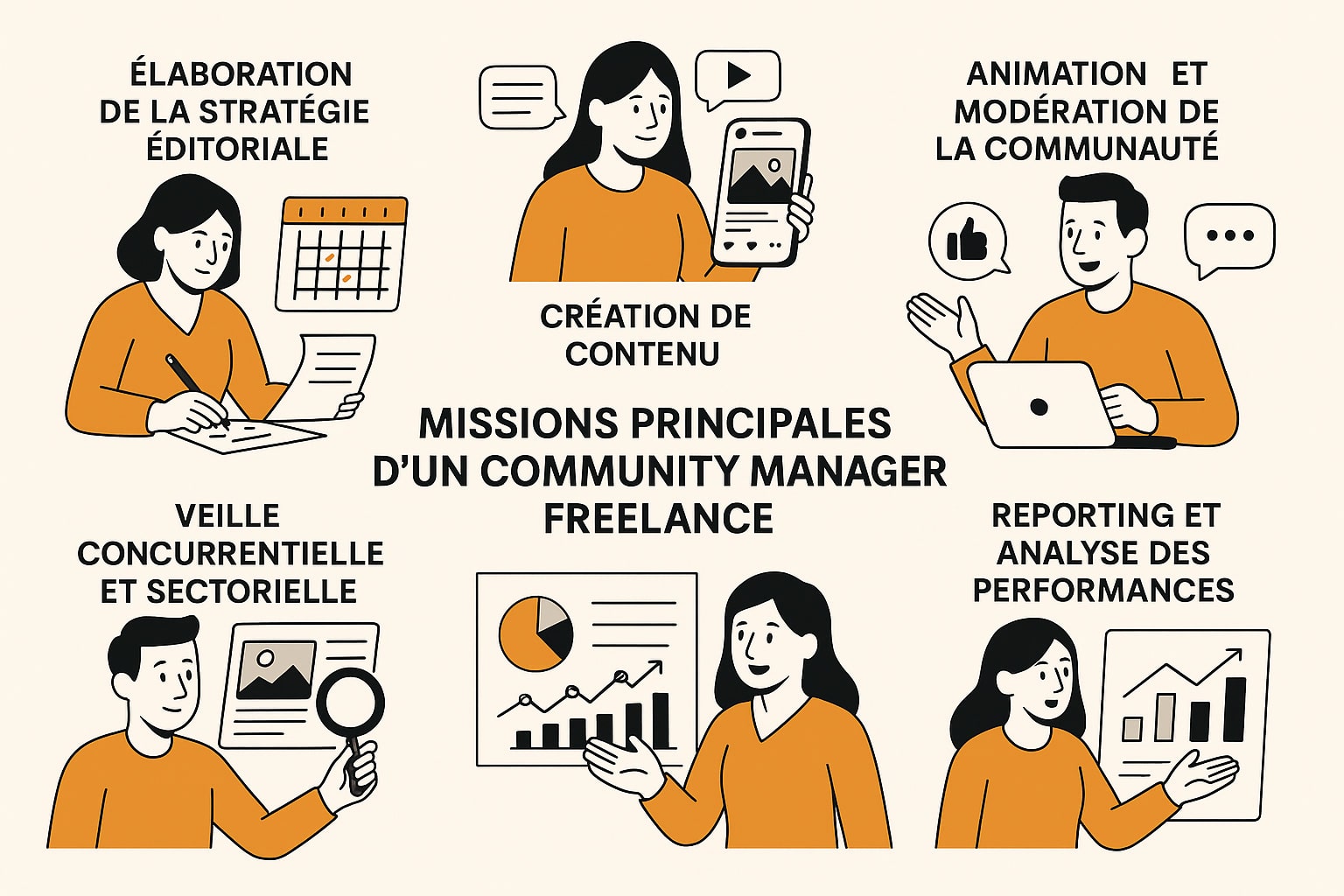 missions principales community manager freelance
