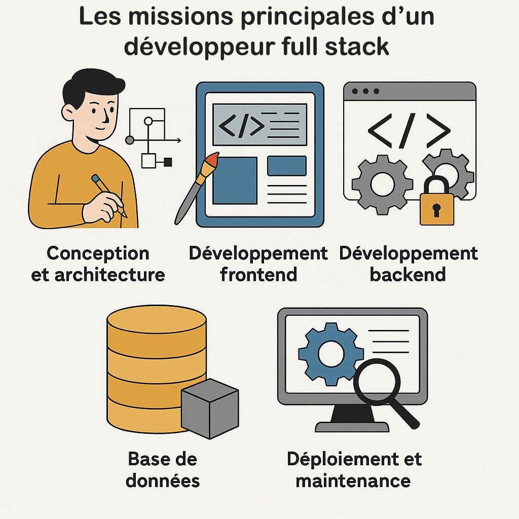 missions principales developpeurt full stack