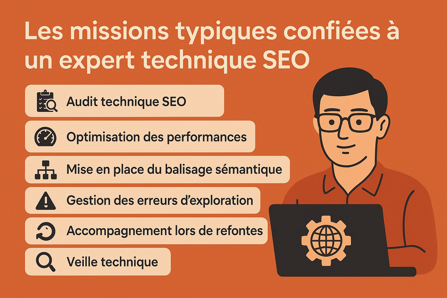 missions typiques expert seo technique