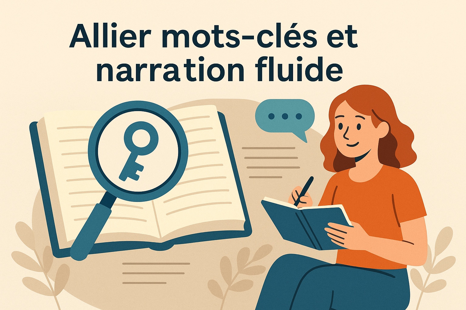 mots clés et narration fluide