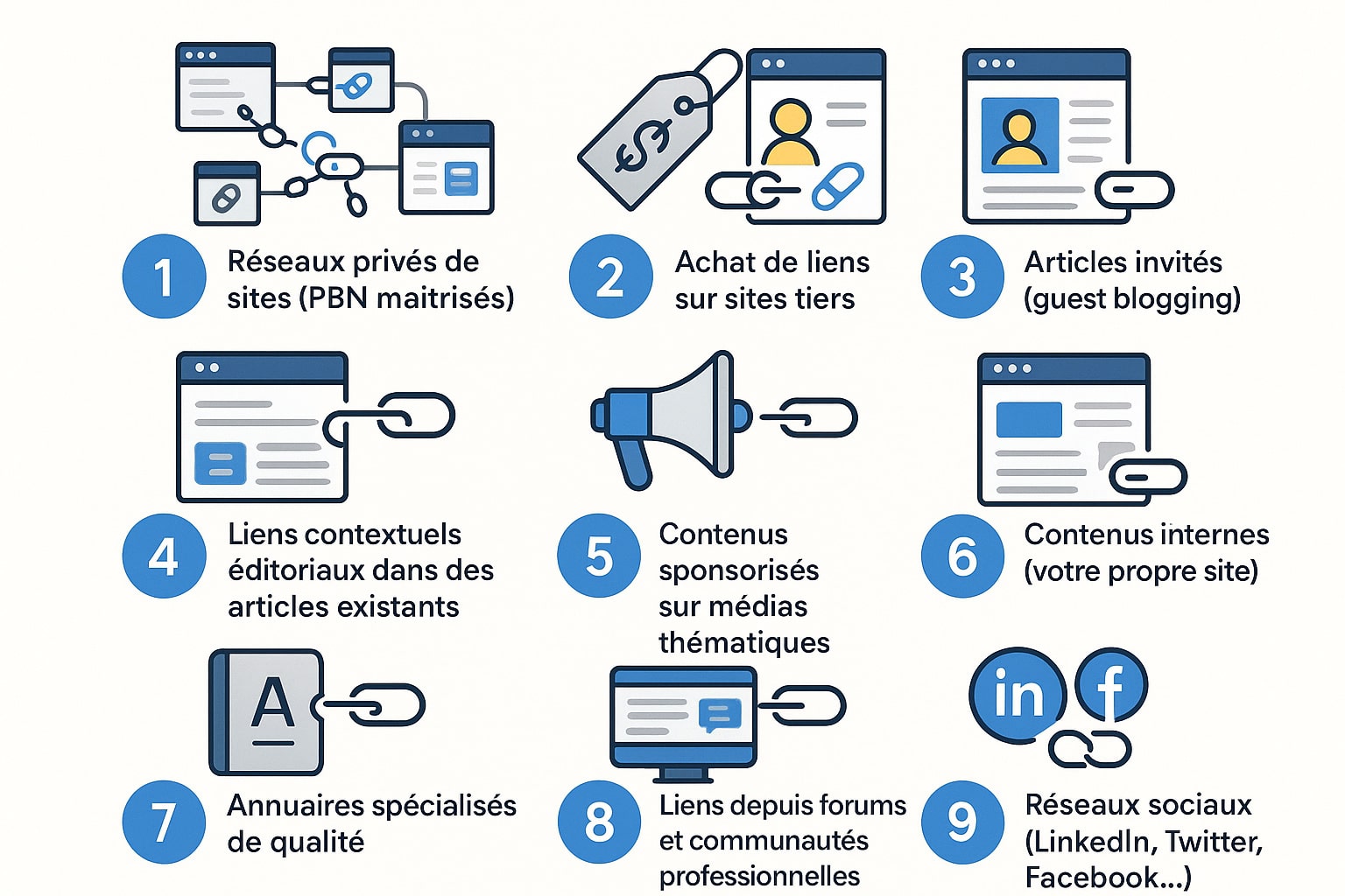 moyens de populariser un lien