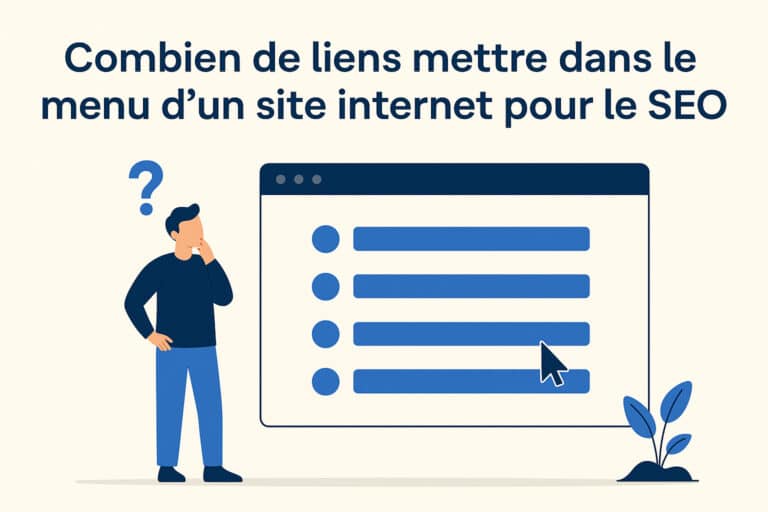 nombre de liens menu seo