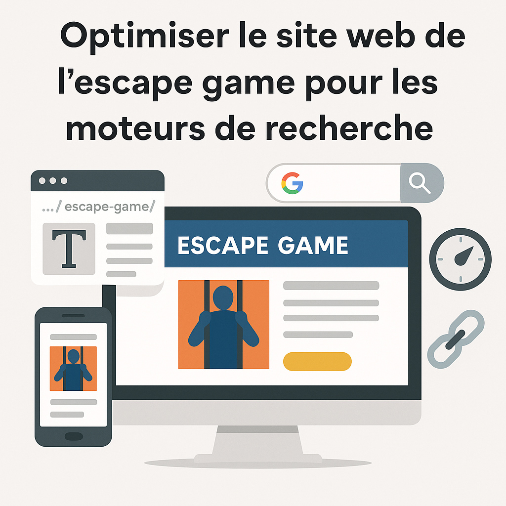 optimisation du site web escape game