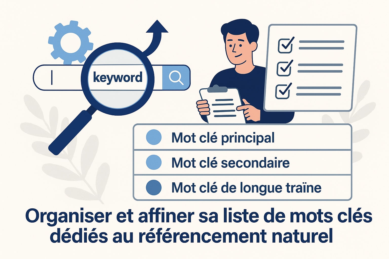 organiser la liste de mots clés SEO