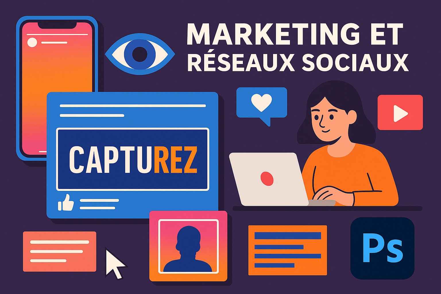 photoshop marketing reseaux sociaux