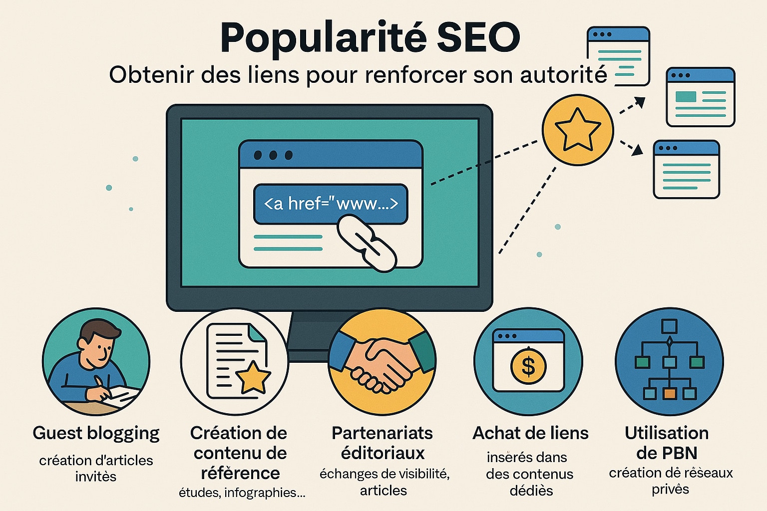 pilier popularité seo