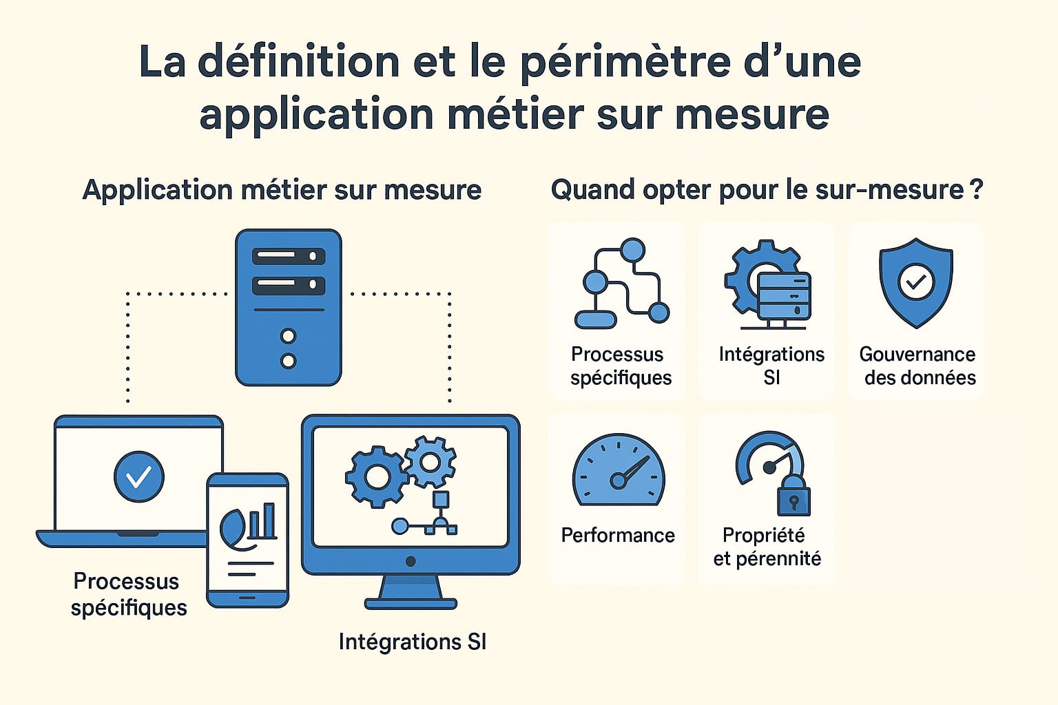 pourquoi faire une application métier sur mesure