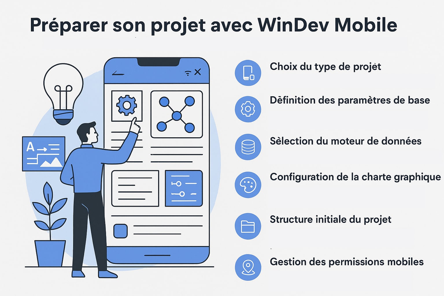 preparer son projet avec windev mobile