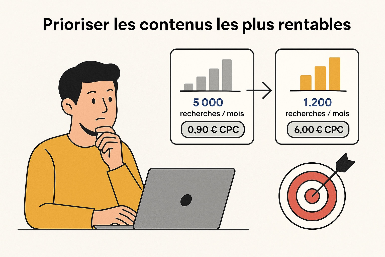 prioriser les contenus les plus rentables
