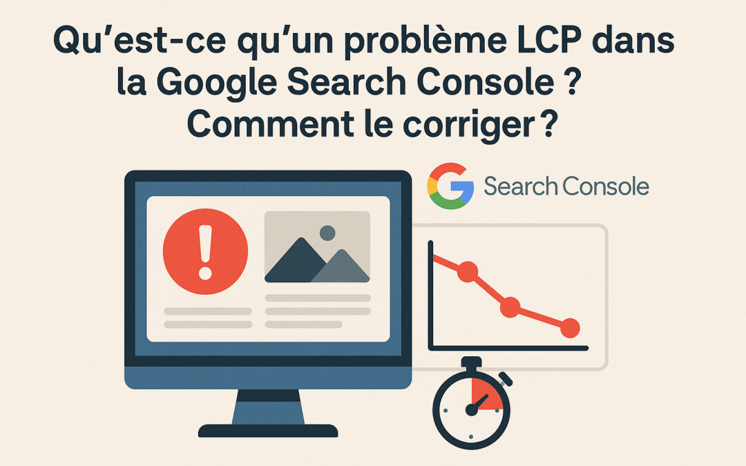 Qu&rsquo;est-ce qu&rsquo;un problème LCP dans la Google Search Console ? Comment le corriger ?