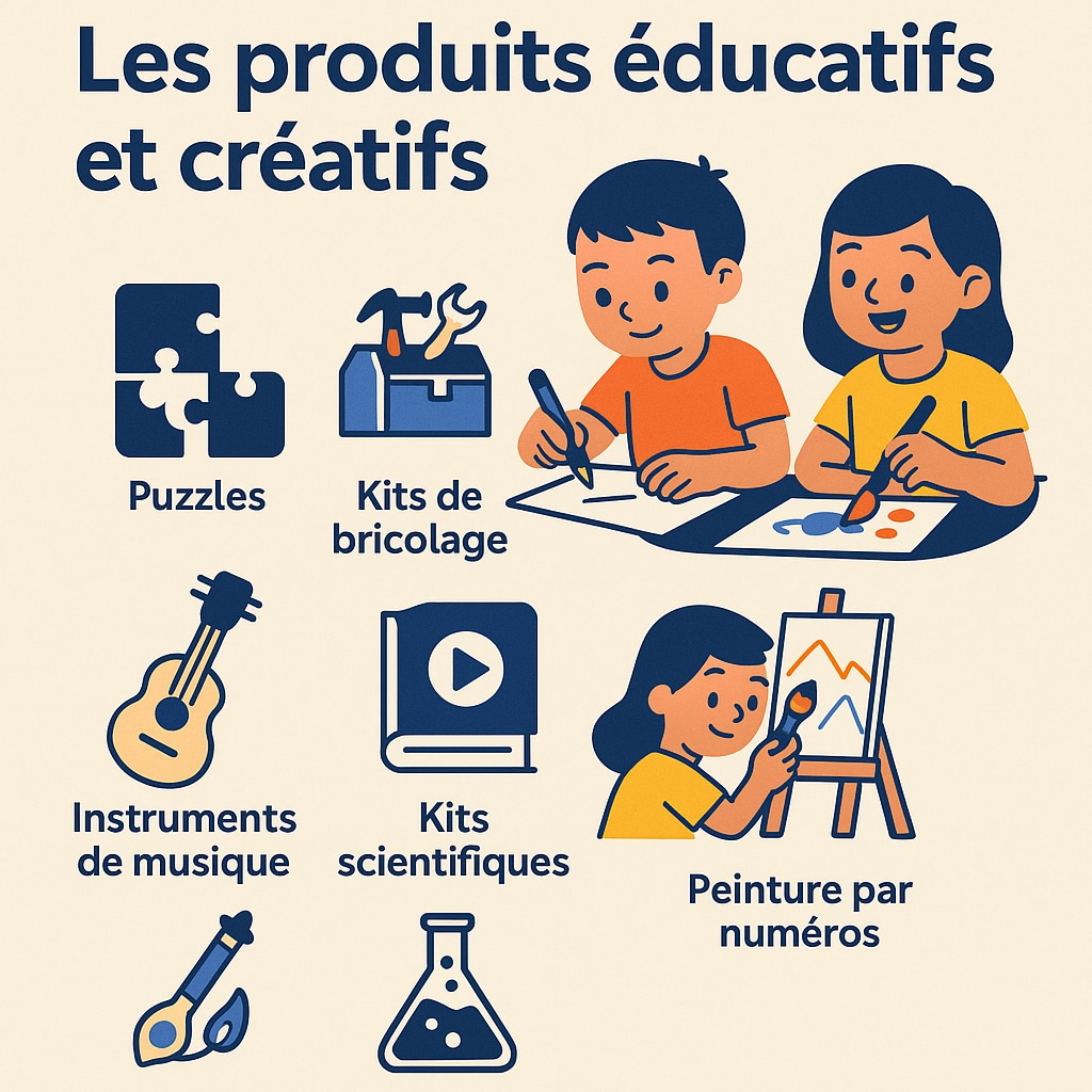 produits educatifs et creatifs e commerce