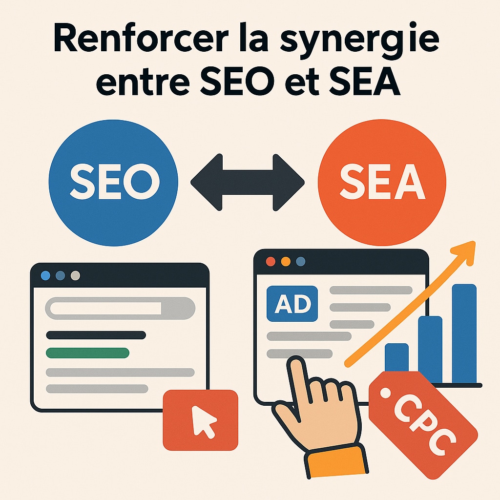 renforcer synergies SEO SEA