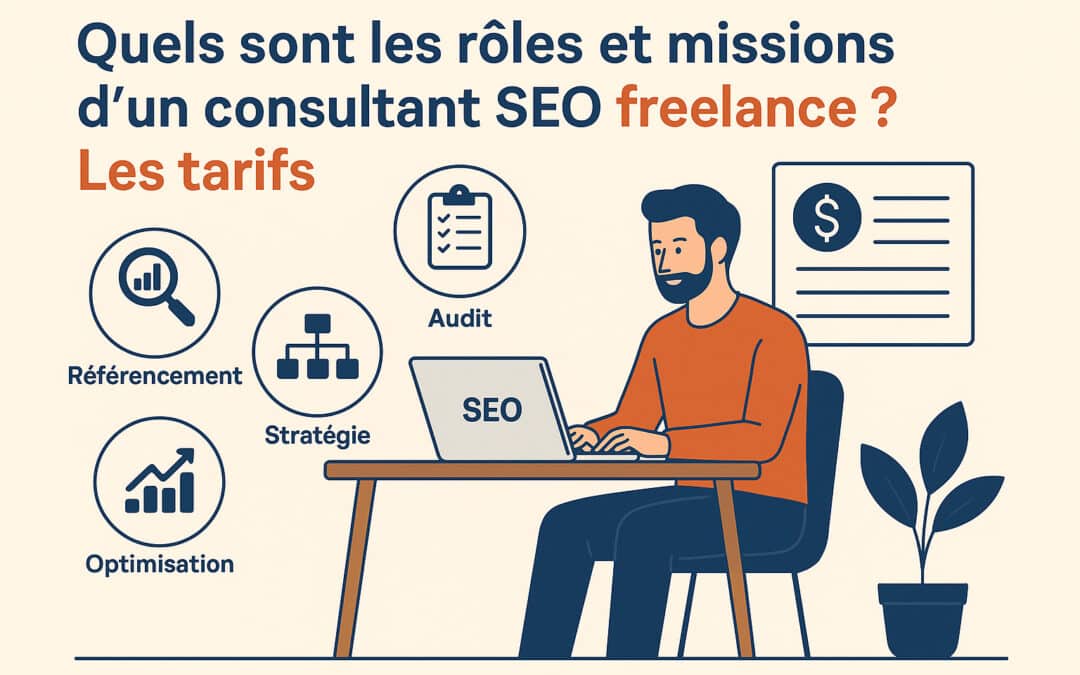 Quels sont les rôles et missions d’un consultant SEO freelance ? Les tarifs